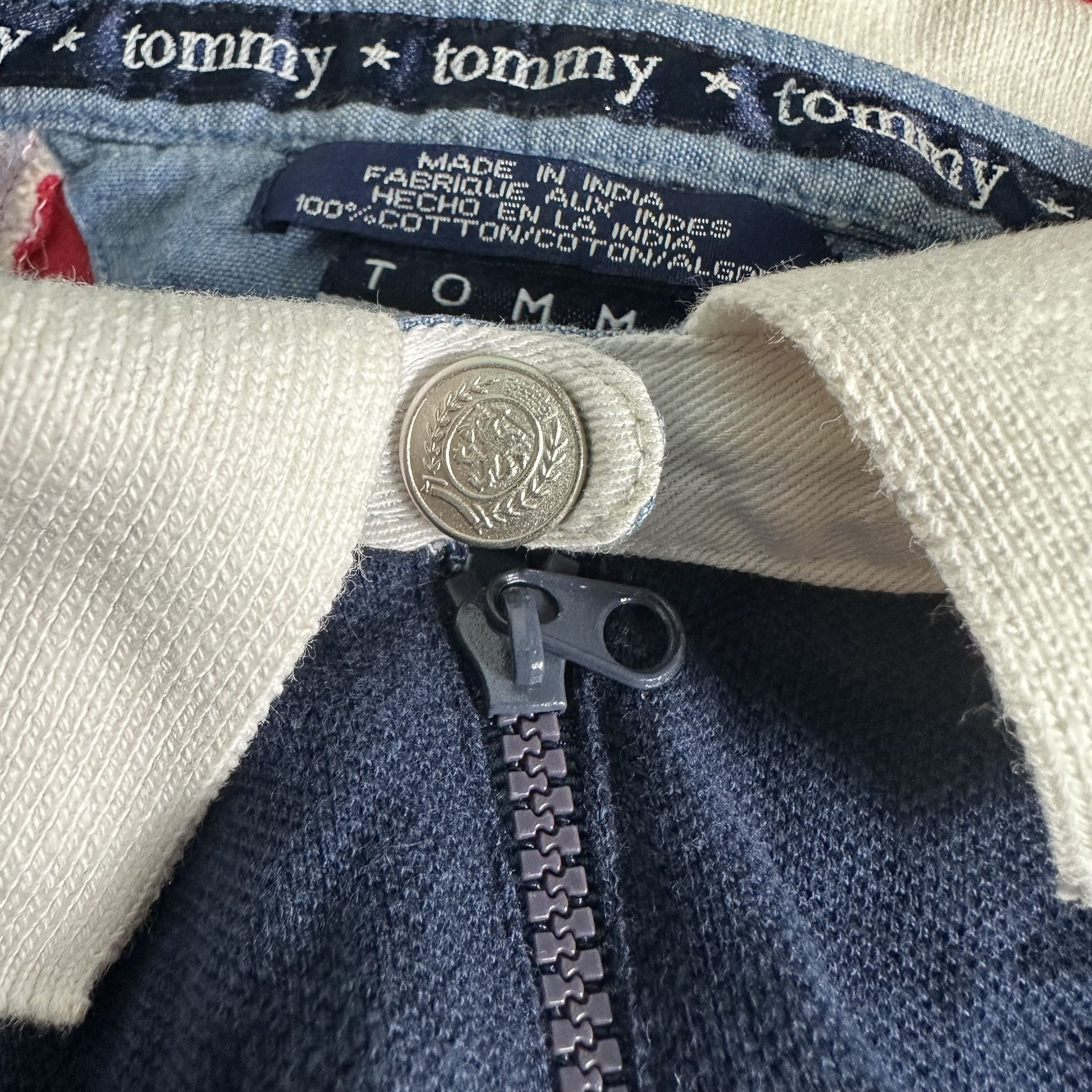 Tommy Hilfiger 🔥RARE🔥Vintage Tommy Hilfiger Stripes Backhit Polo Shirt Size US XL / EU 56 / 4 - 4 Thumbnail
