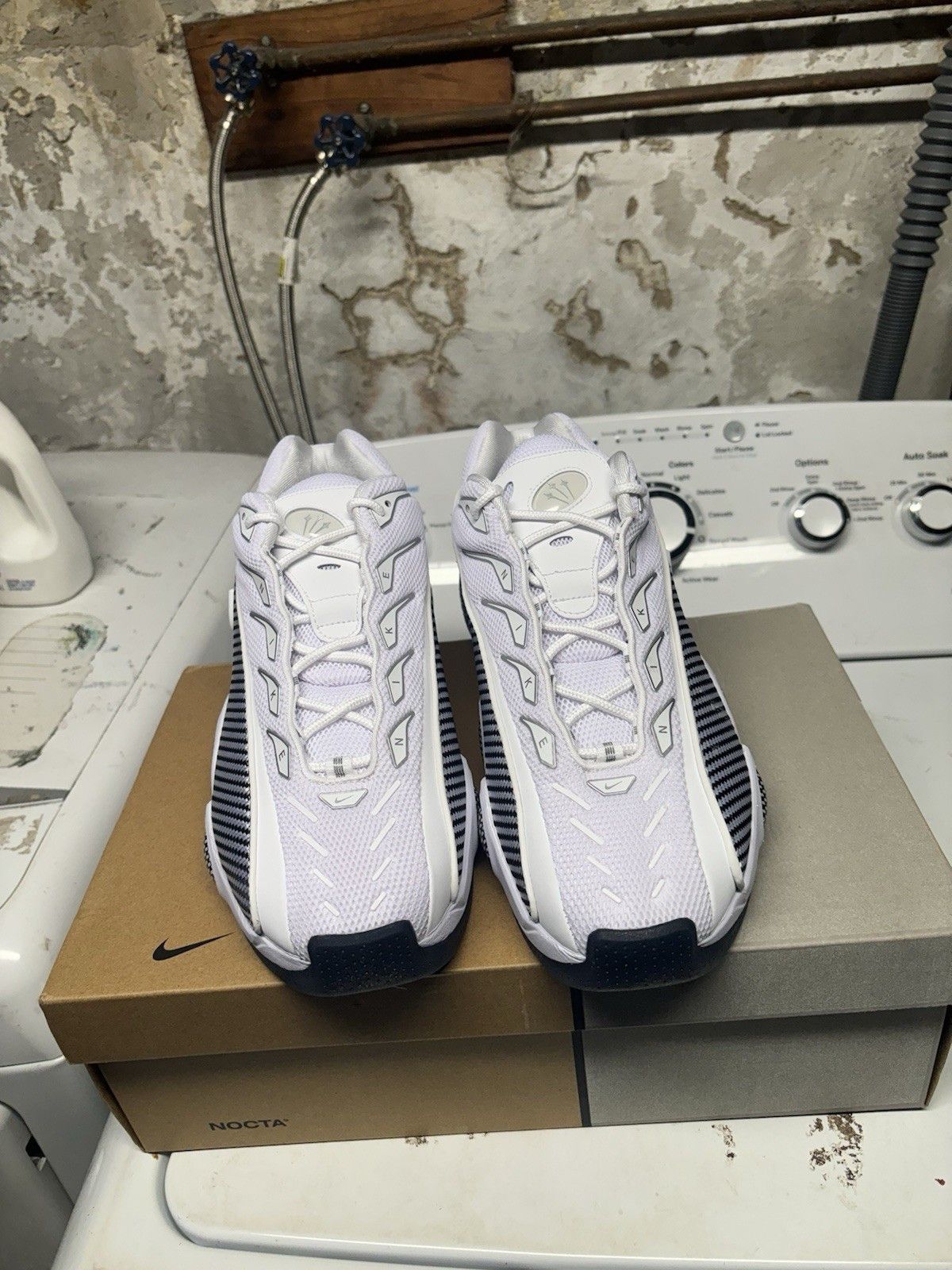 Drake × Nike NOCTA x Nike Glide White Black Size US 13 / EU 46 - 3 Thumbnail