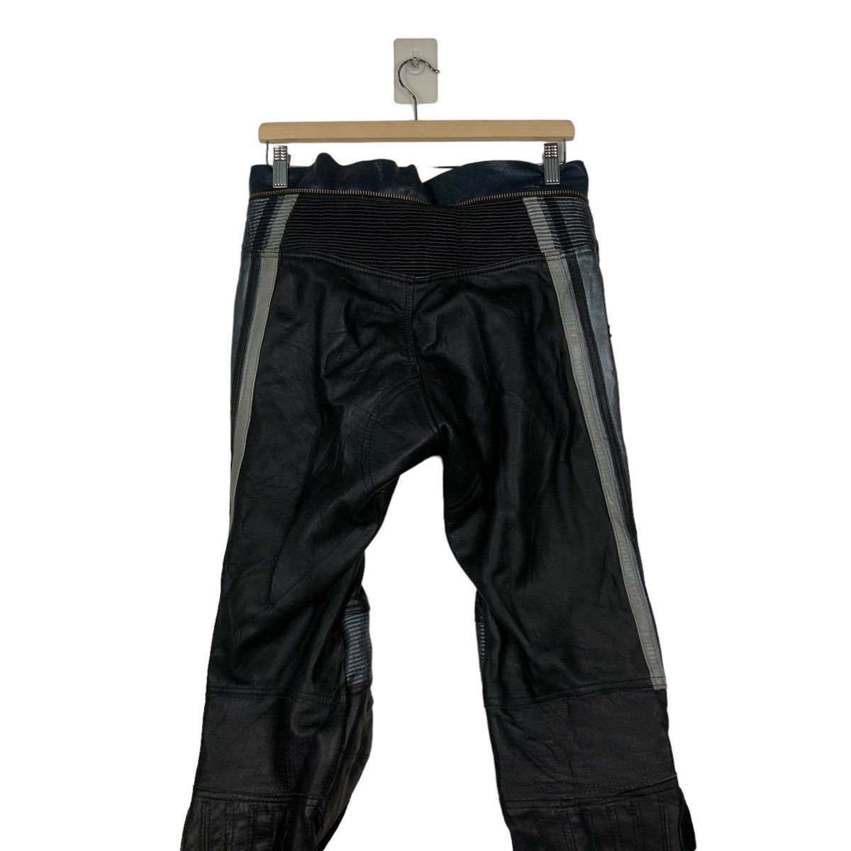 Kadoya 🔥VINTAGE GENUINE LEATHER PANTS MOTORCROSS SPAZZIO Size US 30 / EU 46 - 12 Thumbnail