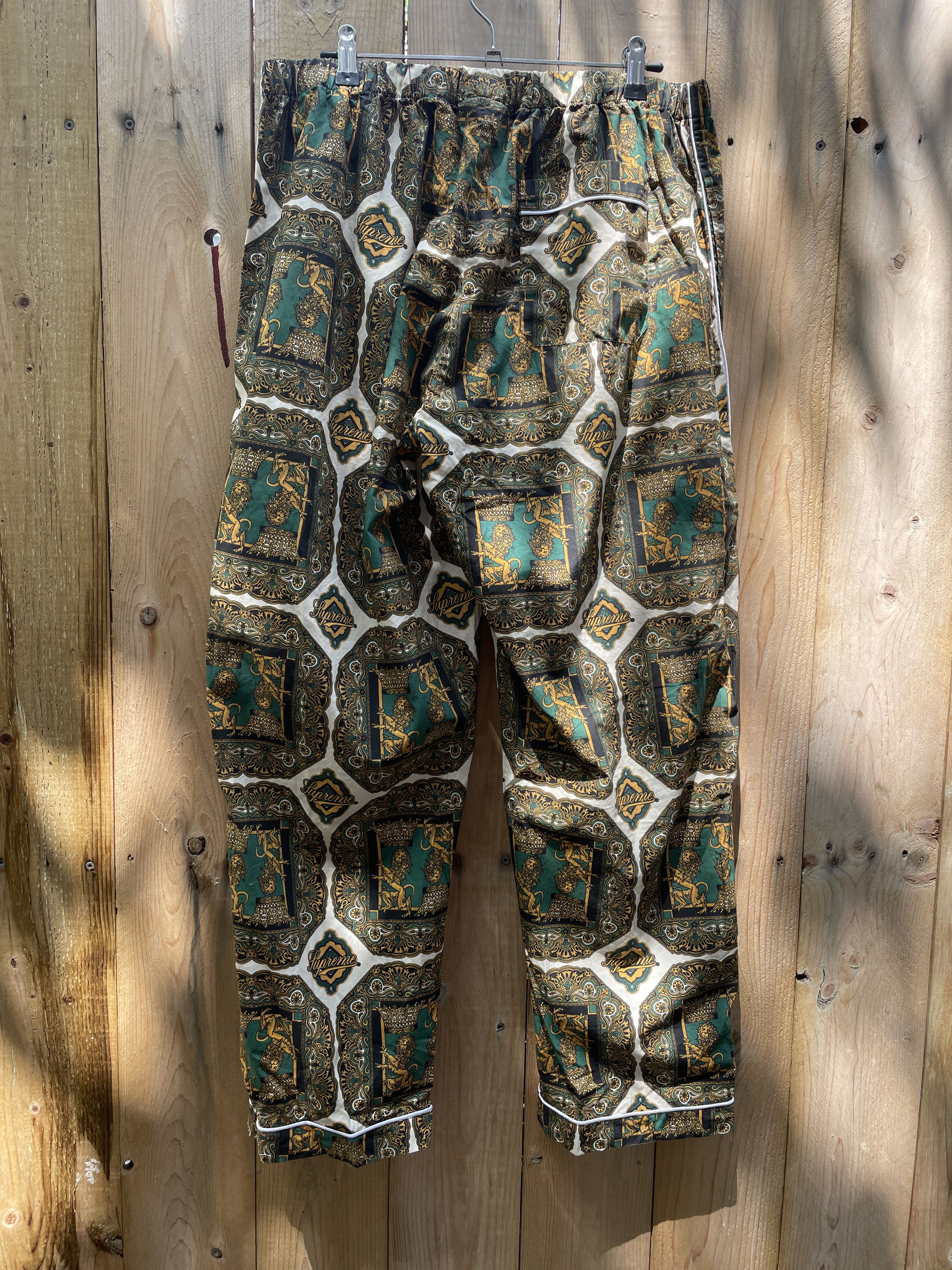 Supreme Supreme All Over Print Royal Lounge Pants Size US 32 / EU 48 - 3 Thumbnail