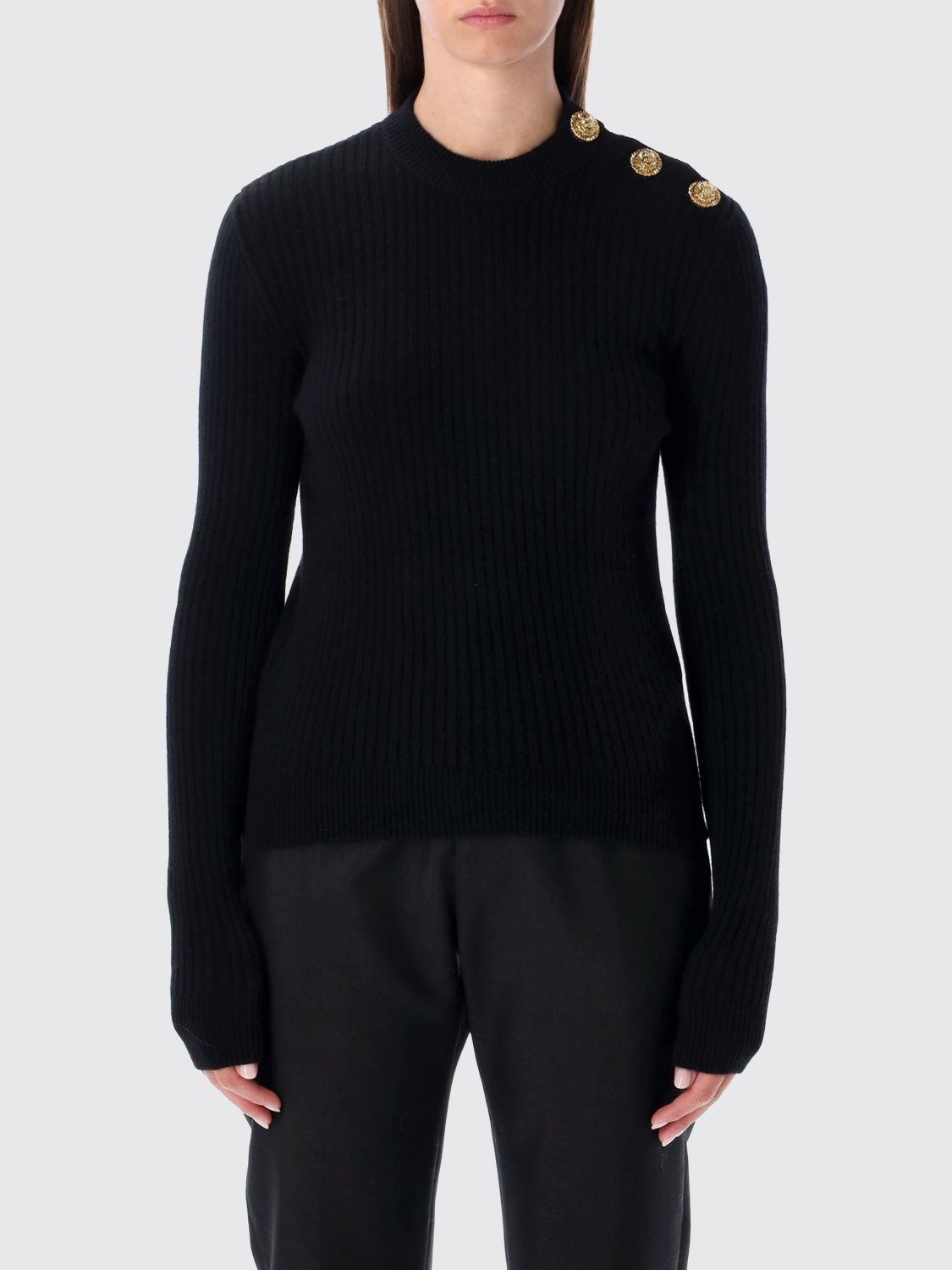 Balmain Balmain Sweater Woman Black Size XS / US 0-2 / IT 36-38 - 1 Thumbnail