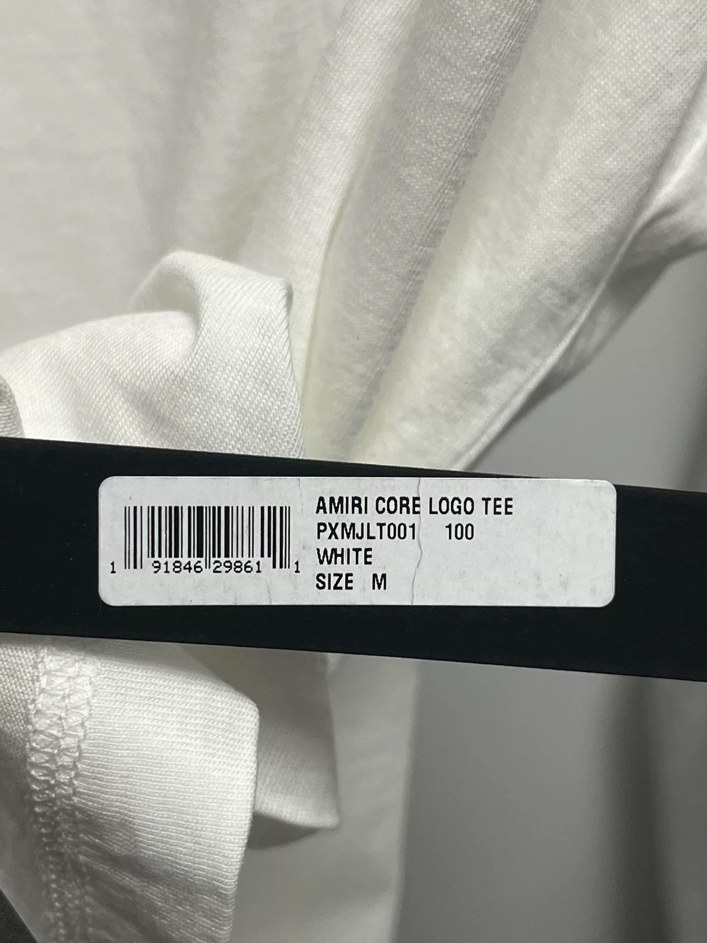 Amiri amiri white logo short sleeve t-shirt Size US M / EU 48-50 / 2 - 6 Thumbnail