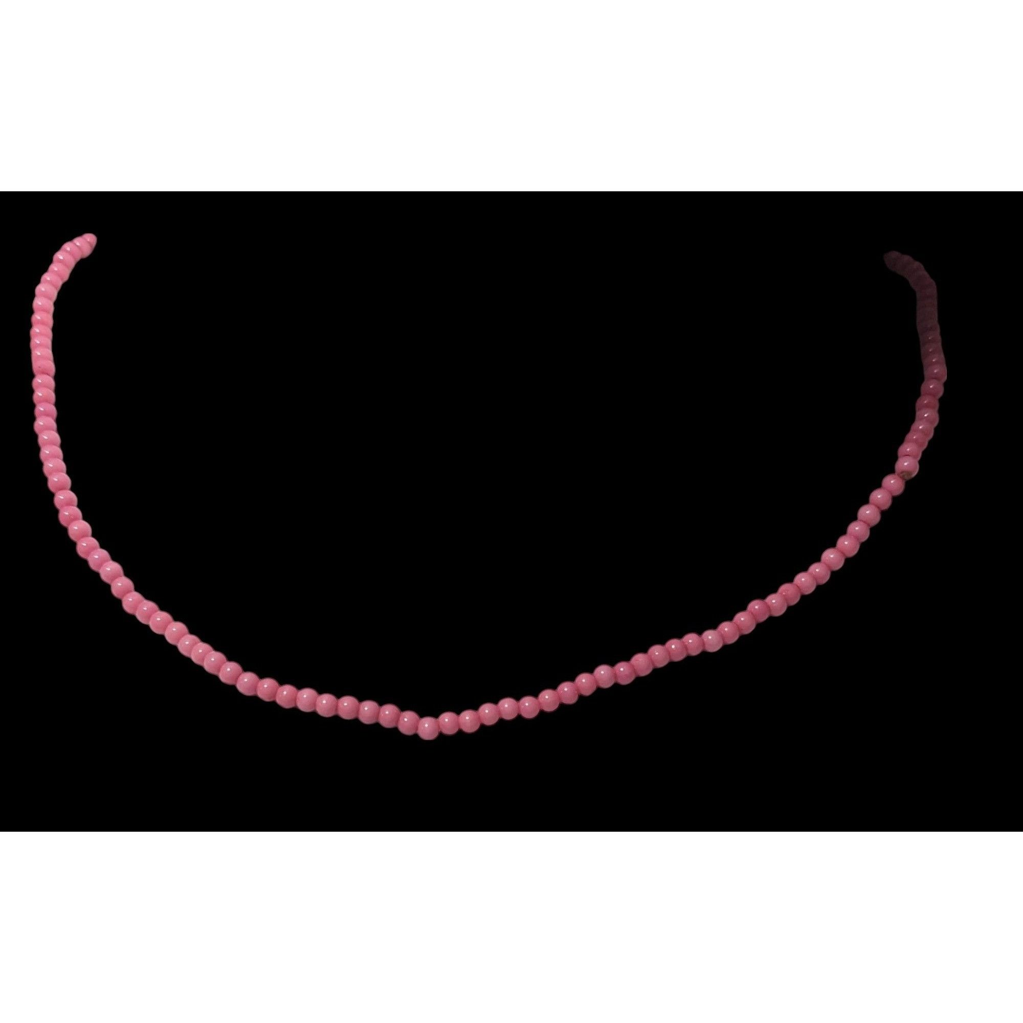 Other Simple Pink Seed Bead Casual Stretchy Necklace Size ONE SIZE - 5 Thumbnail