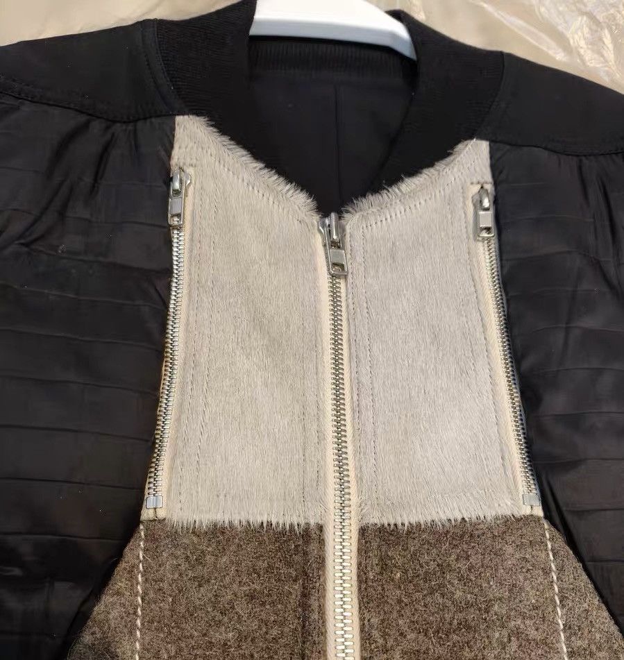 Rick Owens Rick Owens F/W 2015 leather Runway Paneled Cotton Jacket Size US M / EU 48-50 / 2 - 5 Thumbnail