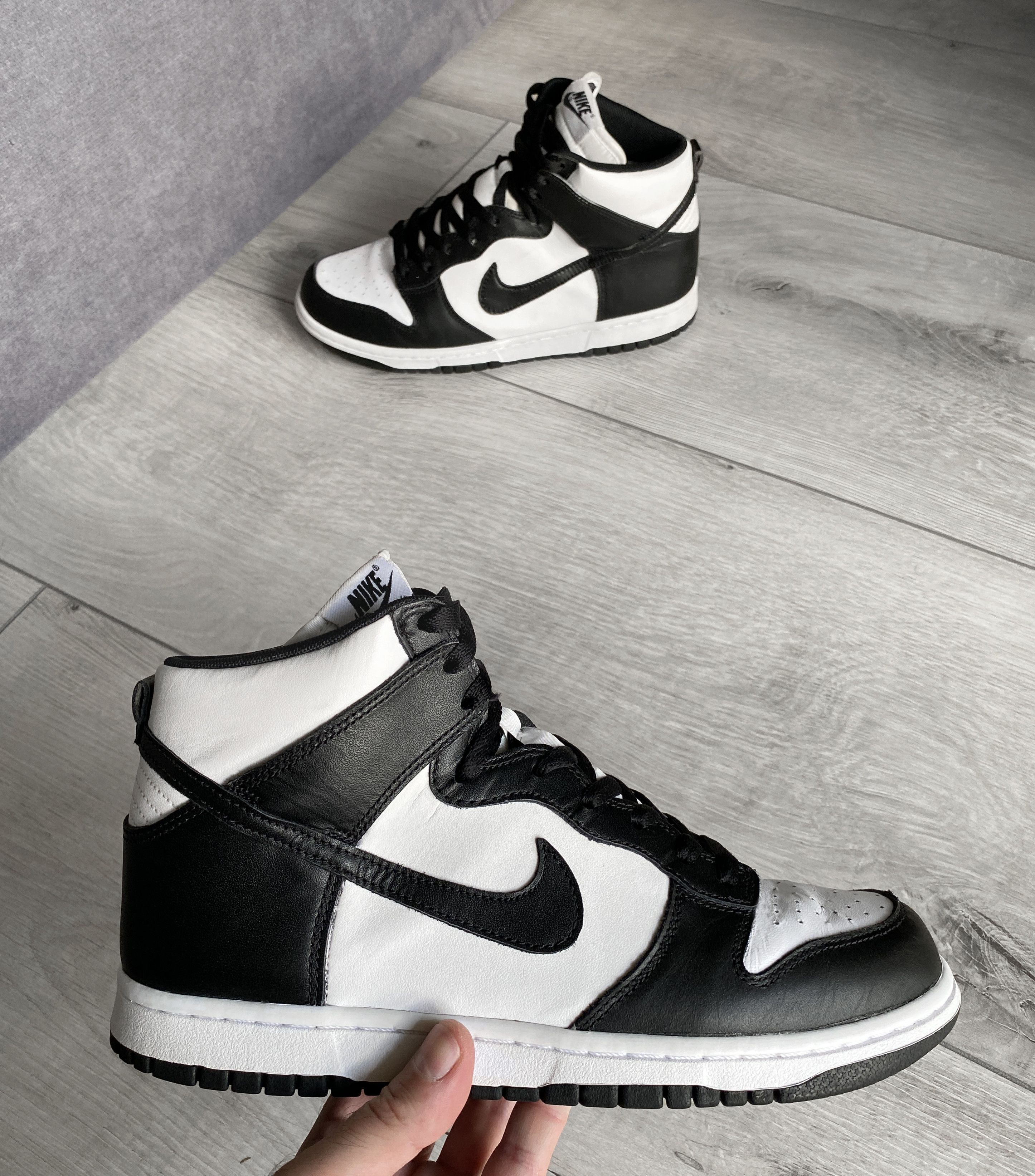 Nike 2016❗️Nike Dunk High Retro Panda | Black-White Vintage Size US 8 / EU 41 - 1 Thumbnail