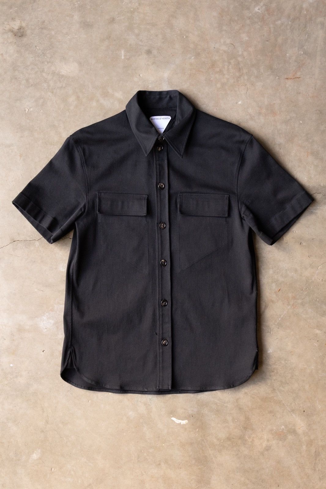 Bottega Veneta Bottega Veneta Uniform Military Shirt Size US S / EU 44-46 / 1 - 1 Thumbnail