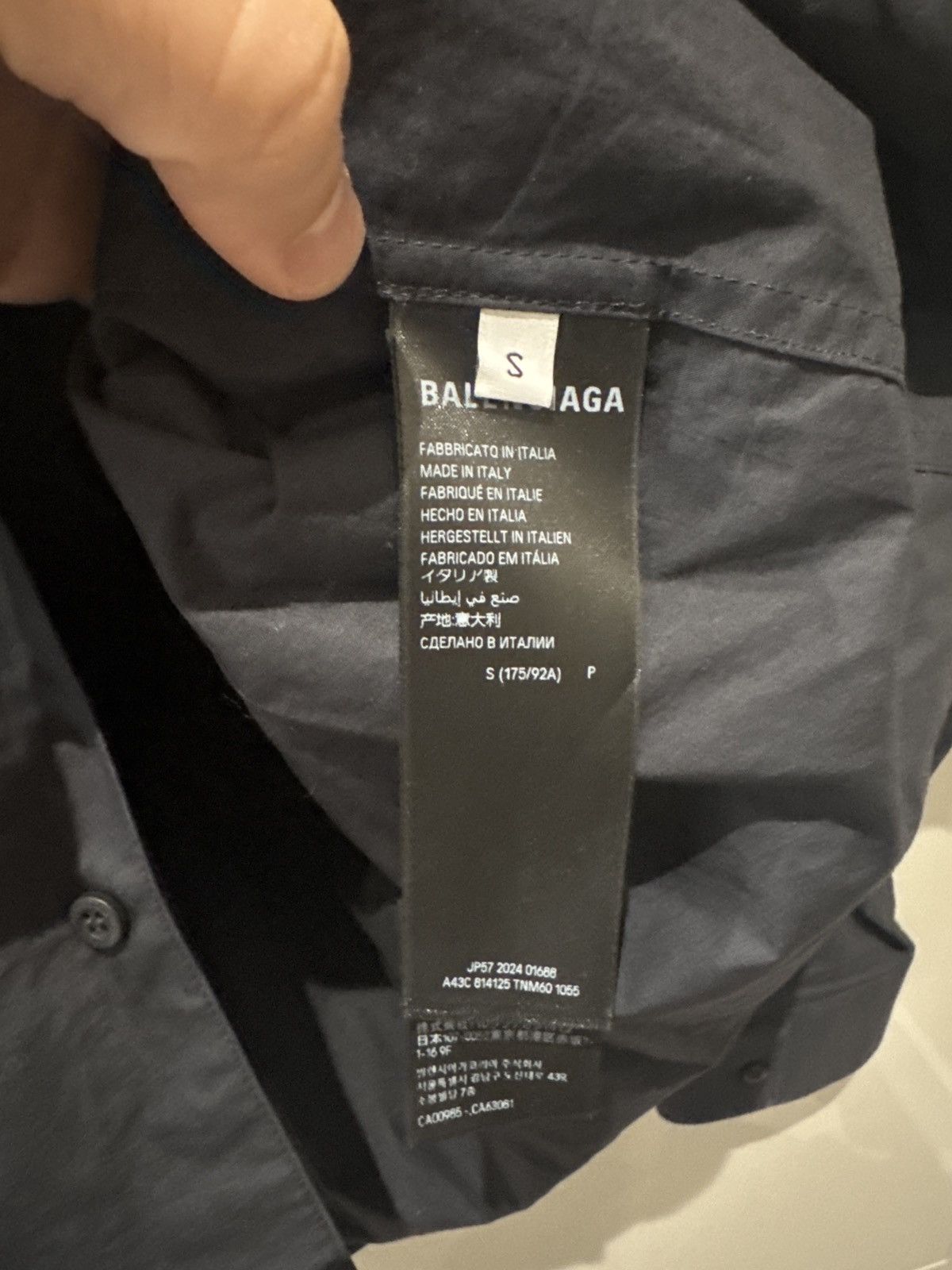 Balenciaga Balenciaga hooded shirt spring 25 Size US M / EU 48-50 / 2 - 6 Thumbnail