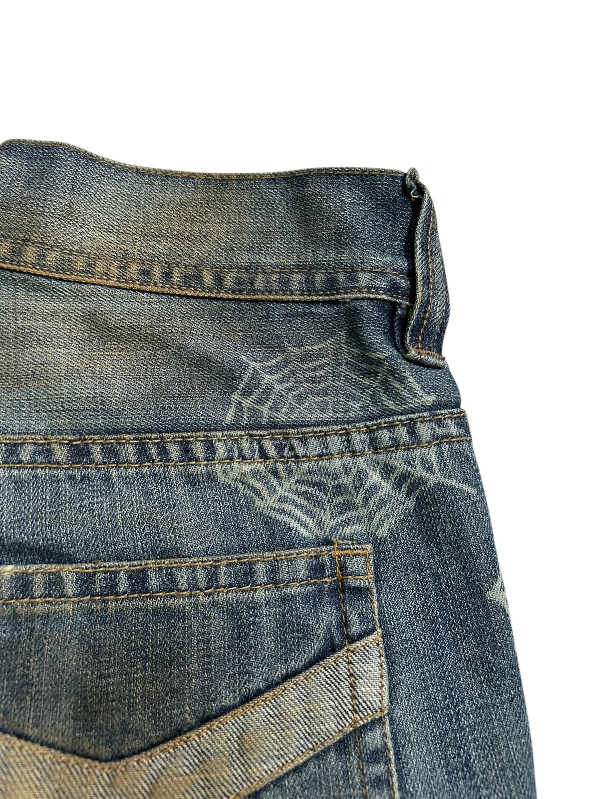 Japanese Brand × Kapital × Vintage Xfrm Flare Japanese Punk Bondage Style Denim ☠️🎌 Size US 30 / EU 46 - 10 Thumbnail