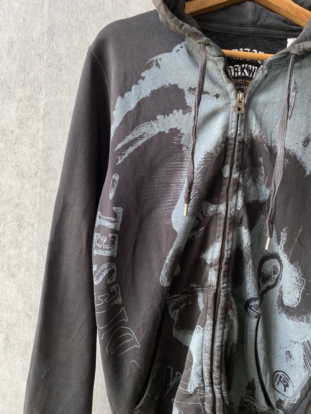 Diesel Diesel Black Faded Distressed Hoodie Size US S / EU 44-46 / 1 - 8 Thumbnail