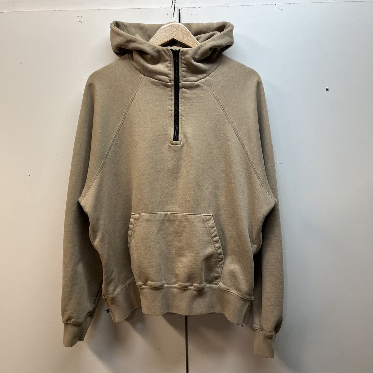 image of Fog/essentials Quarter Zip in Brown, Men's (Size Small)