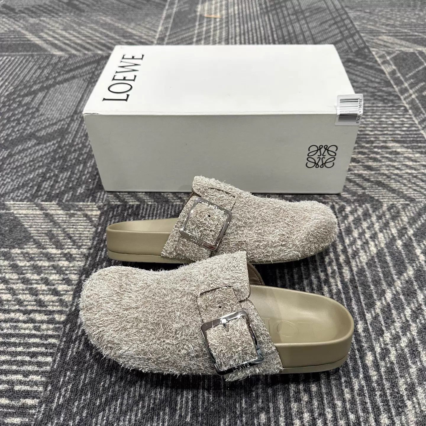 Loewe Loewe Ease Buckle Suede Mule 38 New in Box Size US 7.5 / IT 37.5 - 4 Thumbnail