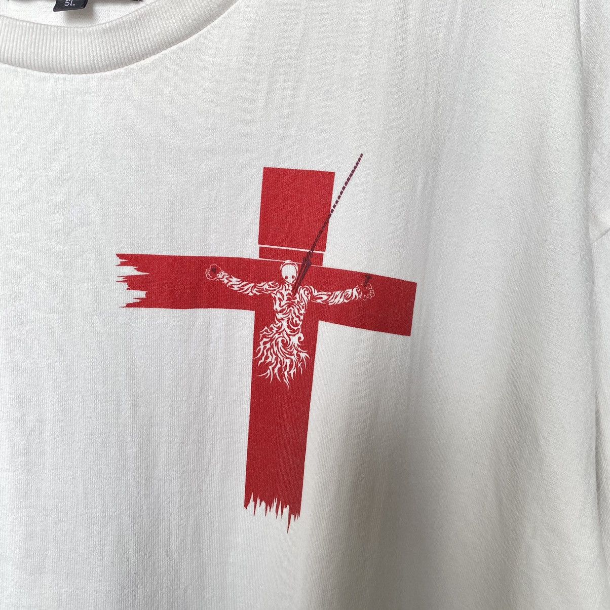 Anime NERV Lilith Evangelion Oversized ERD GRUNGE THRASHED TEE Size US XXL / EU 58 / 5 - 9 Thumbnail