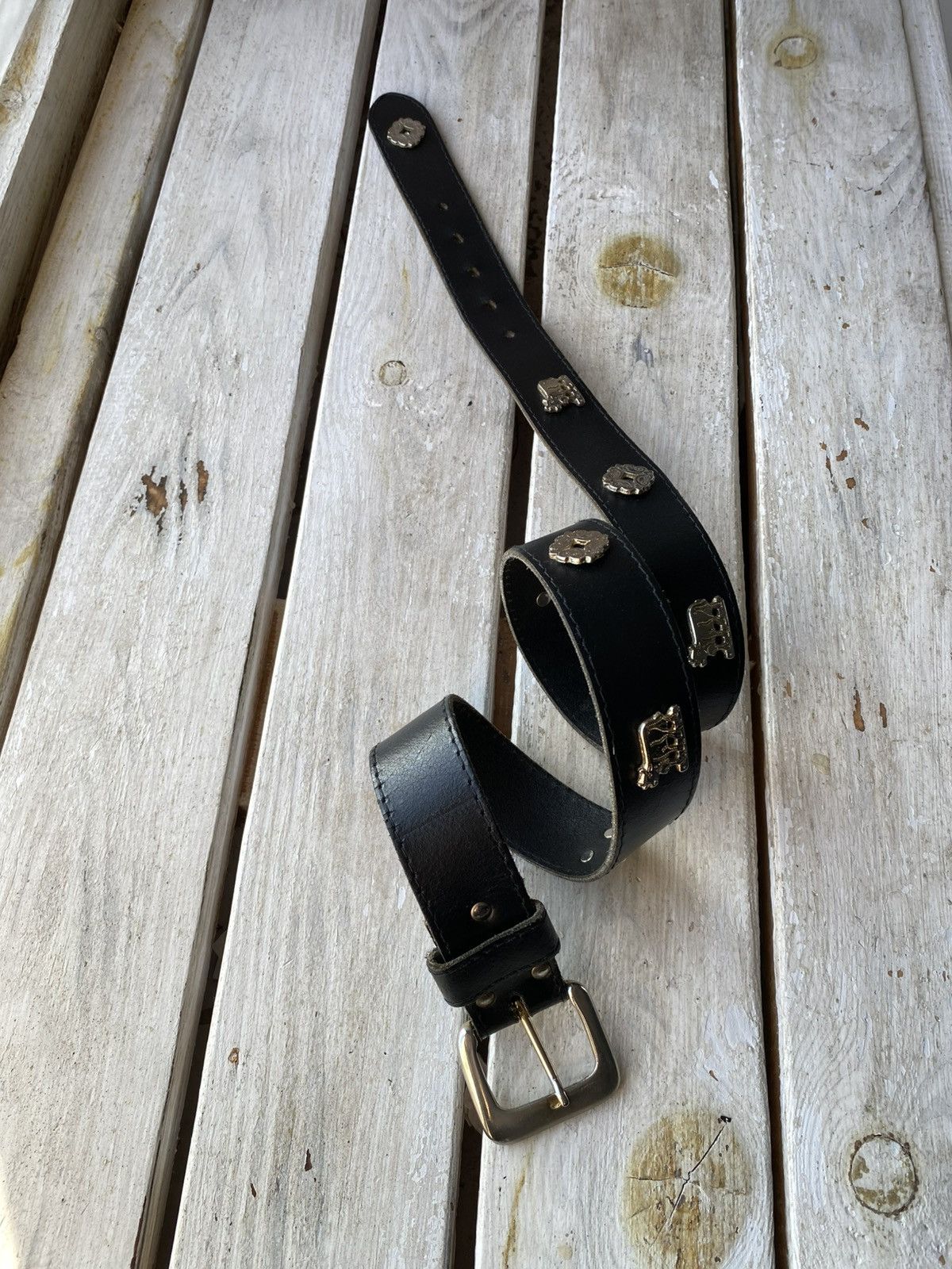 Designer × Vintage ❗️ETRO style Gotic vintage belt OPIUM goth BB simon MONEY Size ONE SIZE - 2 Thumbnail