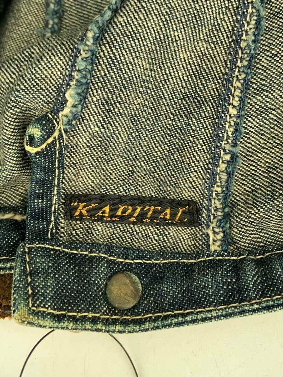 Kapital Contrast Stitch Denim Cap Size ONE SIZE - 5 Thumbnail