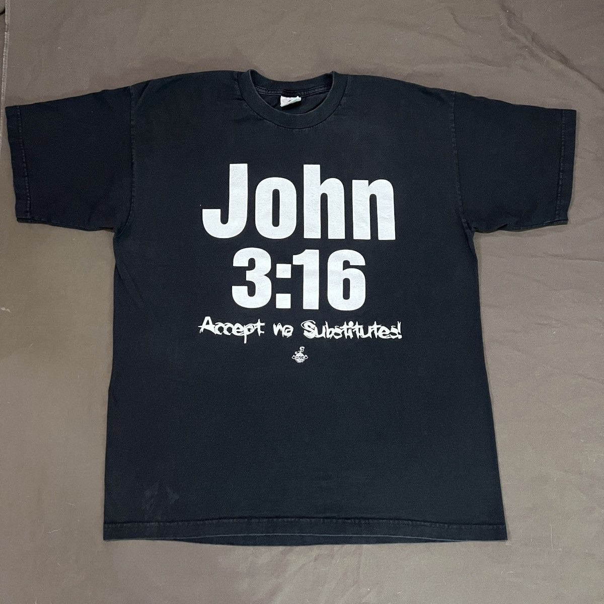 Vintage Vintage 90s Jesus God Bible Holy Stone Cold Parody Tee XL Size US XL / EU 56 / 4 - 6 Thumbnail