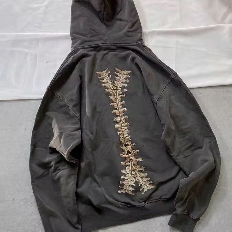 Japanese Brand Mibuki x Kawa Punk Zip Up Hoodie Gothic Style Skeleton Size US XXL / EU 58 / 5 - 4 Thumbnail