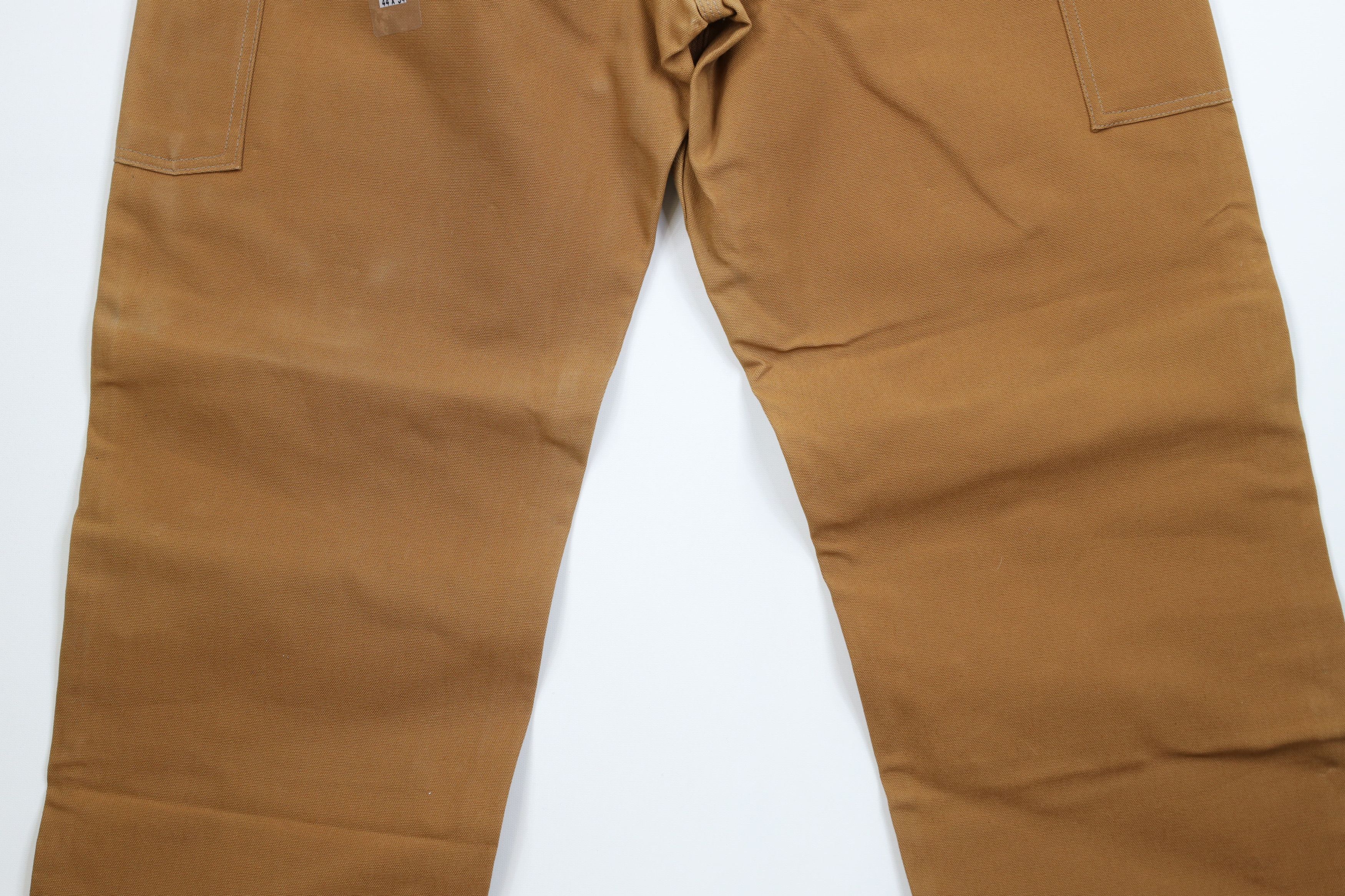 Carhartt Deadstock Vintage 90s Carhartt Wide Leg Pants Duck Brown USA Size US 44 / EU 60 - 9 Thumbnail