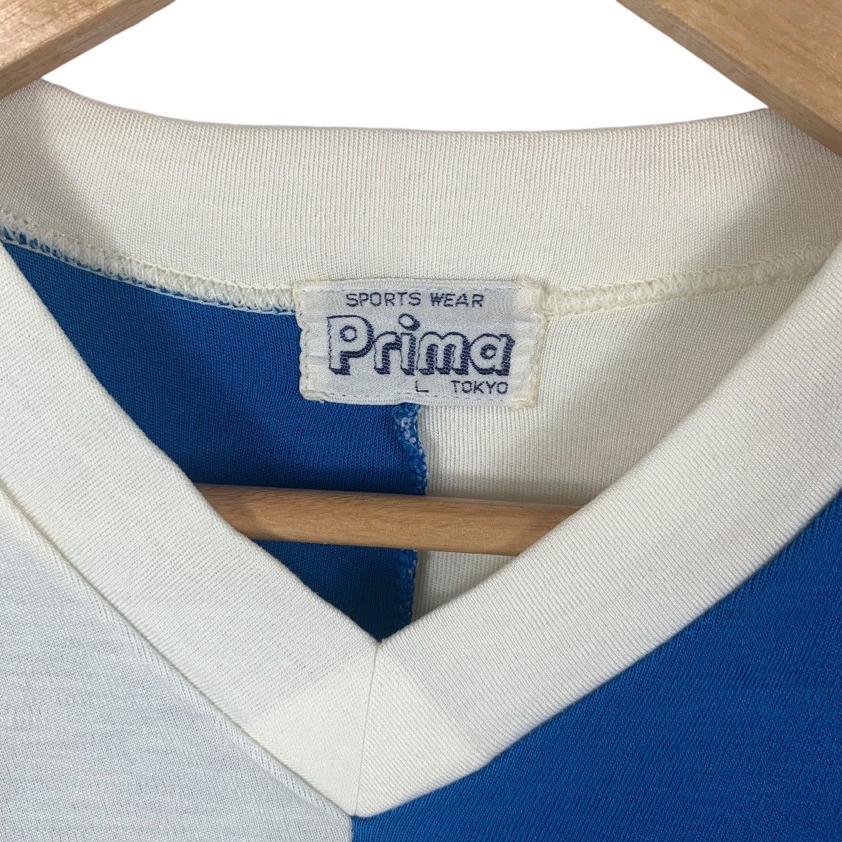 Other Vintage 70’ SPORTSWEAR PRIMA TOKYO Baseball Tee Shirt Size US L / EU 52-54 / 3 - 3 Thumbnail