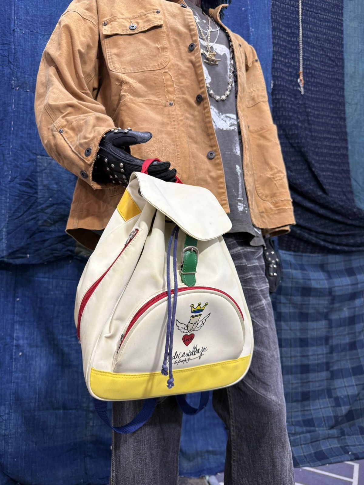 Jean Charles De Castelbajac Vtg Castelbajac Pop Art Backpack andy warhol palace 1🟩4 Size ONE SIZE - 6 Thumbnail