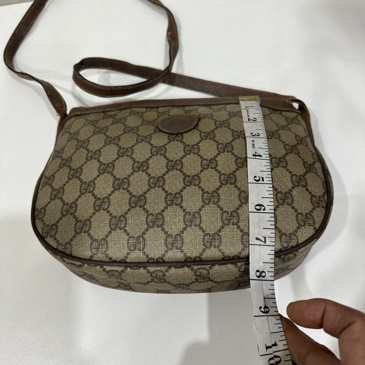 Gucci ‼️YES‼️ GUCCI VINTAGE GG MONOGRAM SHOULDER BAG Size ONE SIZE - 8 Thumbnail