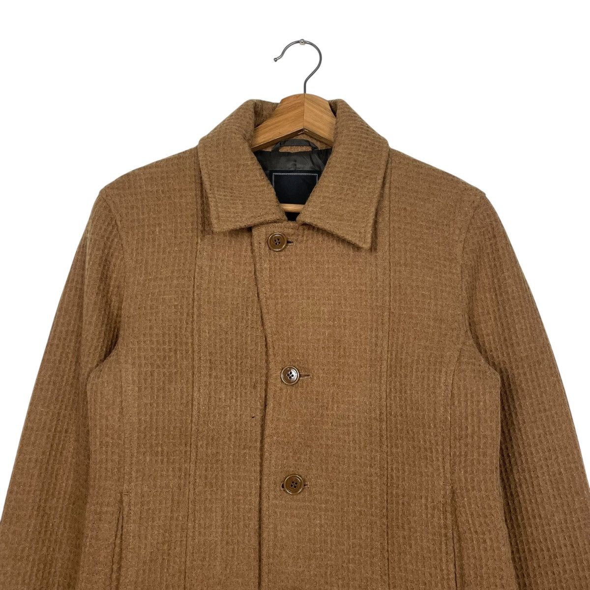 Tete Homme Tete Homme Brown Wool Jacket Size US S / EU 44-46 / 1 - 2 Thumbnail