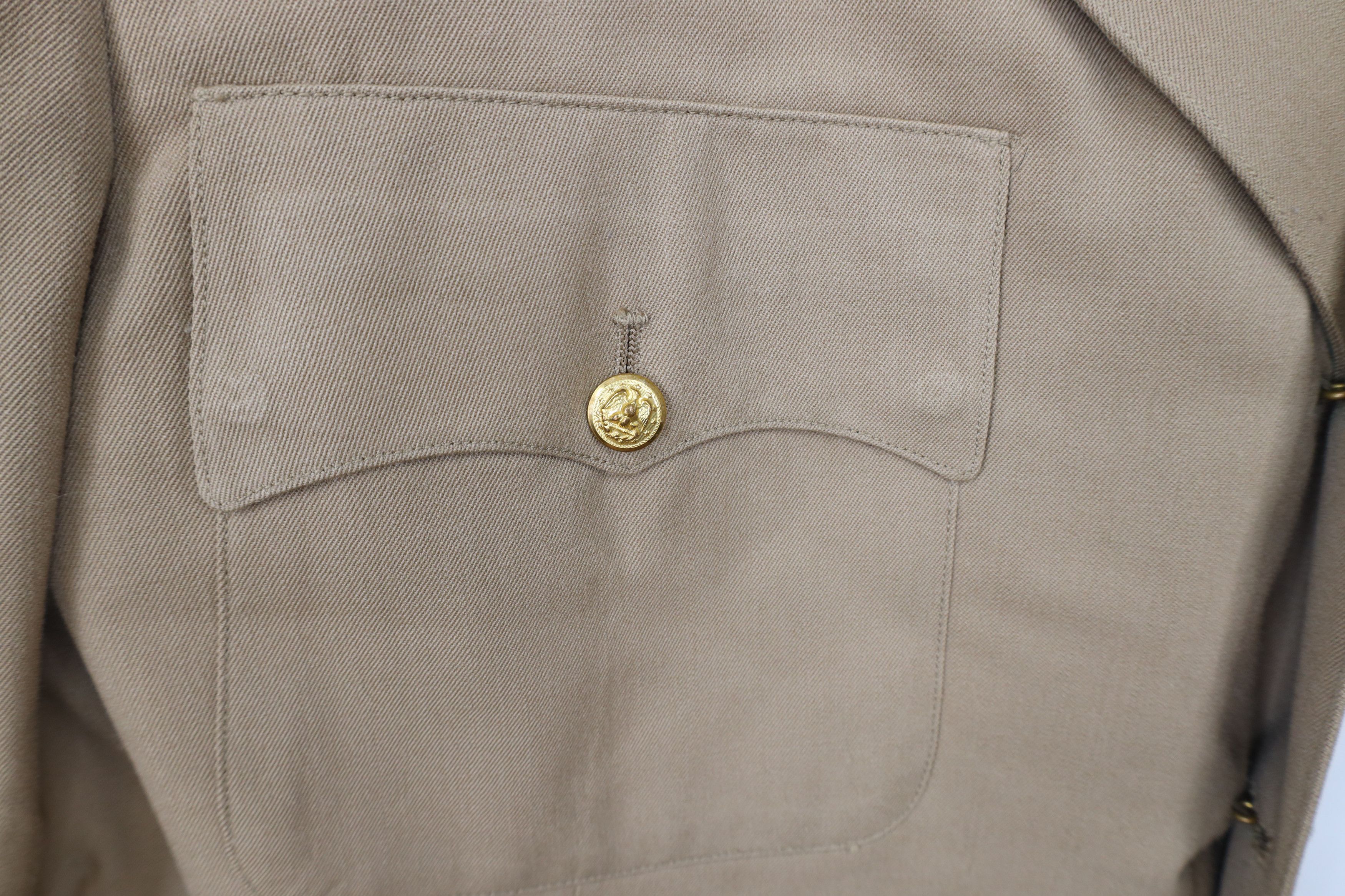 Sears × Vintage Vintage 50s 60s Korean War Sears Wool Military Uniform Suit Size 42R - 20 Thumbnail