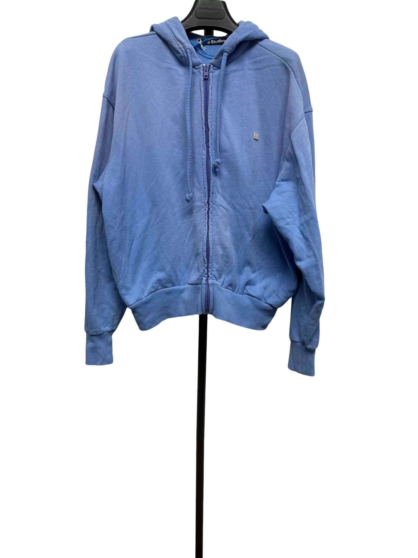 Acne Studios Acne Studios Face Logo Zip Hoodie XXS Size US XXS / EU 40 - 1 Thumbnail