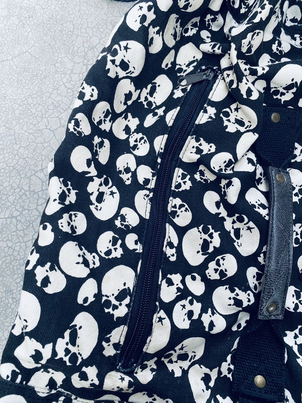 Vintage Vintage Fabric Connection Skull FullPrint Backpack Size ONE SIZE - 4 Thumbnail