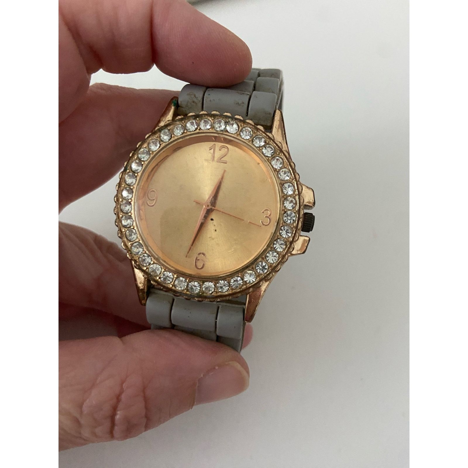 Other Wristwatch rose gold tone gray band Size ONE SIZE - 1 Thumbnail