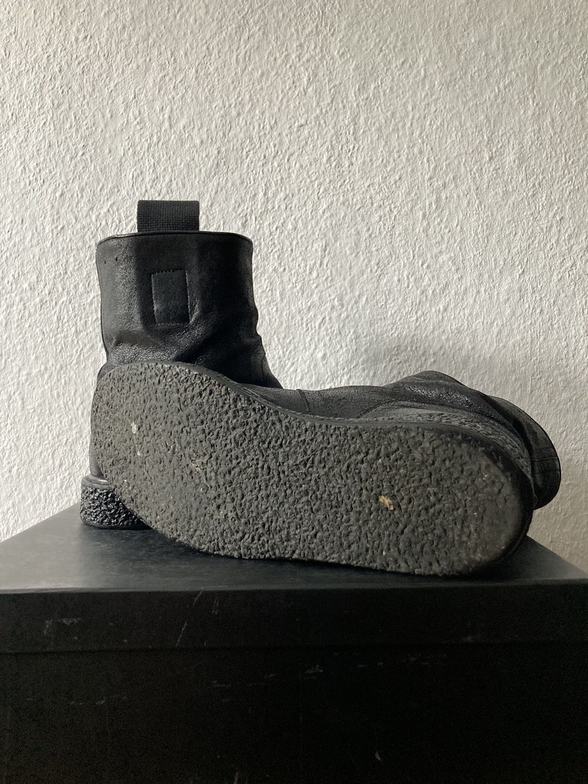 Rick Owens F/W 09 "CRUST" Blistered Lamb Leather Cargo Creeper IT43,5 Size US 10.5 / EU 43-44 - 19 Thumbnail
