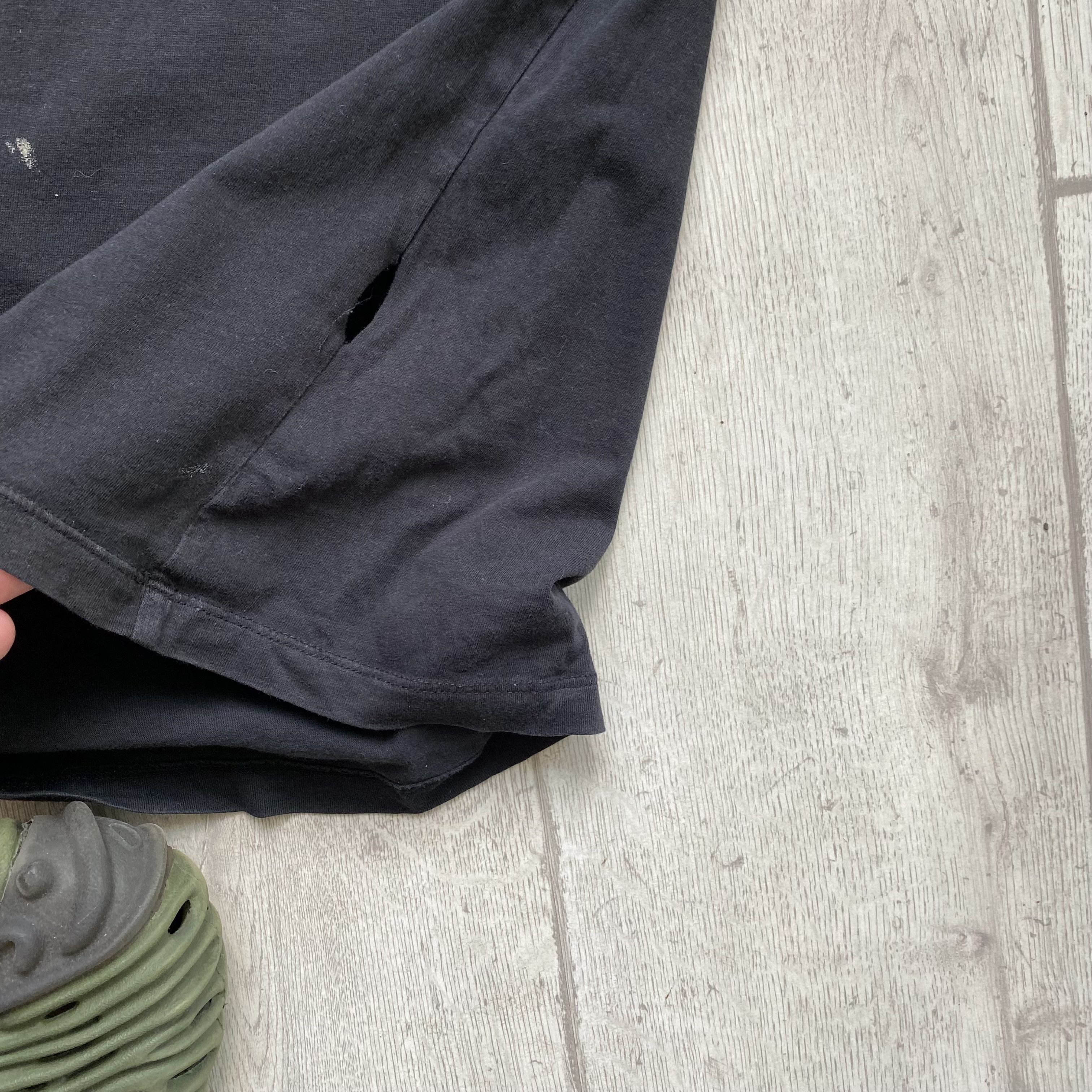 C.P. Company Trashed CP Company Tee Vintage hooded logo google jacket Size US M / EU 48-50 / 2 - 7 Thumbnail