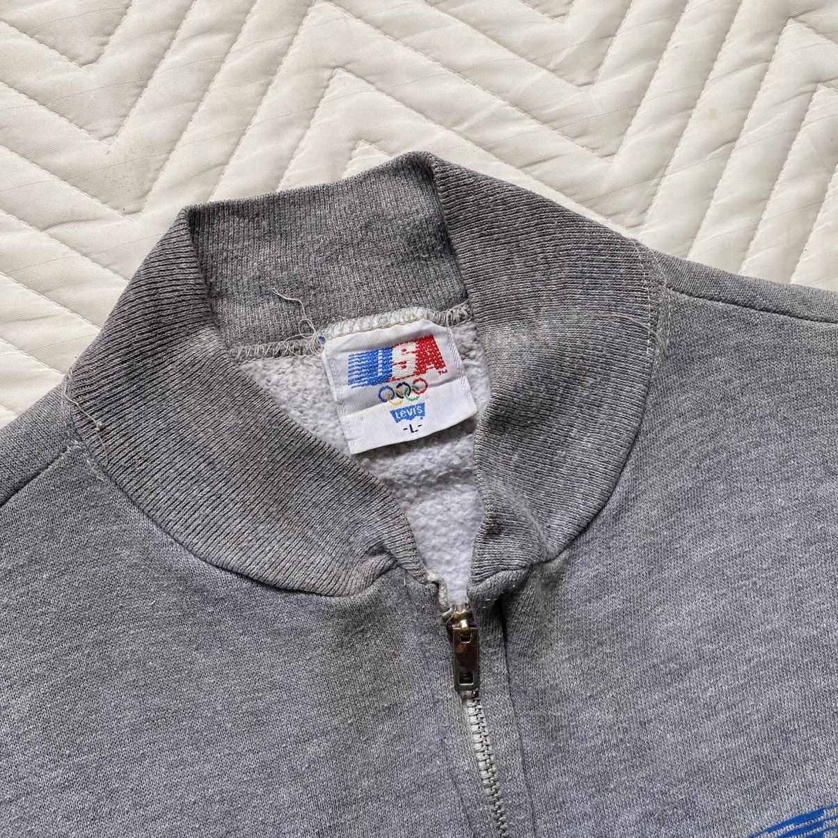 Levi's Vintage 80s Levi’s USA Olympic Zip Vest 🇺🇸 Size US L / EU 52-54 / 3 - 3 Thumbnail