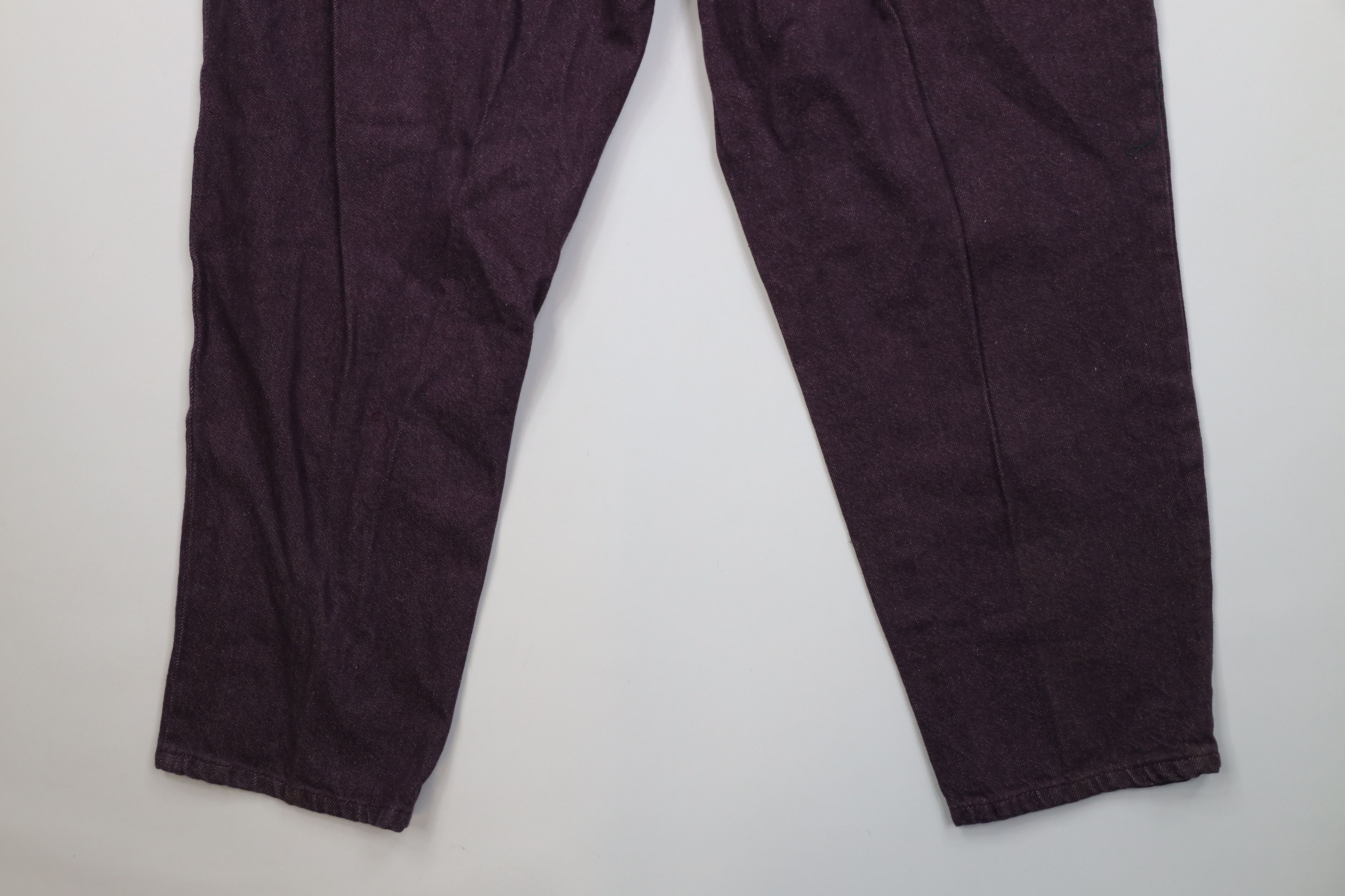 Vintage Deadstock Vintage 90s Streetwear Utility Jeans USA Purple Size 40" / US 18 - 13 Thumbnail