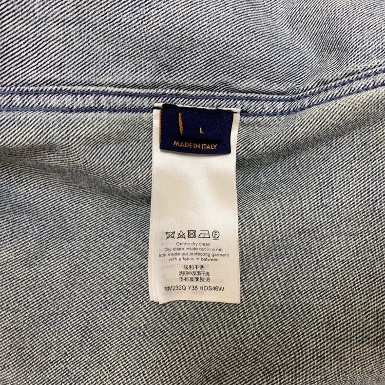 Louis Vuitton Louis Vuitton Light washed denim jacket Size US L / EU 52-54 / 3 - 3 Thumbnail
