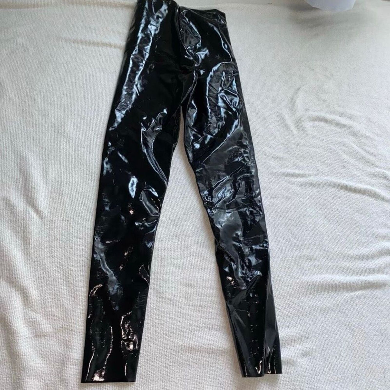 Commando Commando Black Vinyl High Waist Skinny Pants | Sz S Size 27" / US 4 / IT 40 - 3 Thumbnail