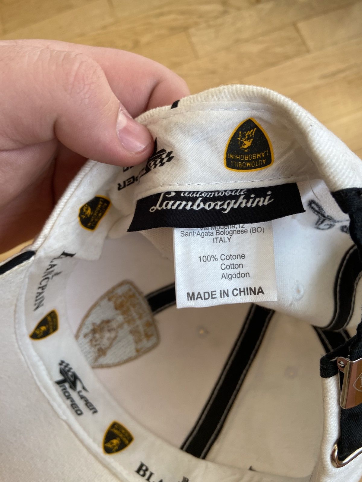 Lamborghini Italian designer x Lamborghini Gt Series Jb 1735 Racing Cap Size ONE SIZE - 4 Thumbnail