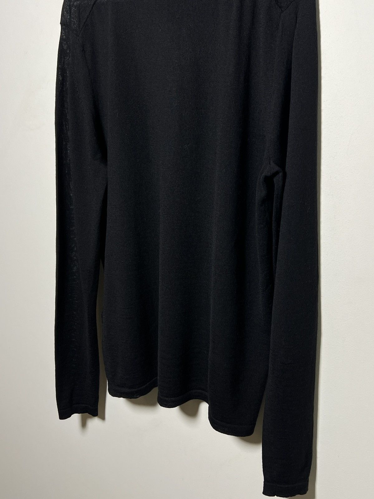 Acne Studios acne studios y2k black wool turtleneck Size US L / EU 52-54 / 3 - 8 Thumbnail