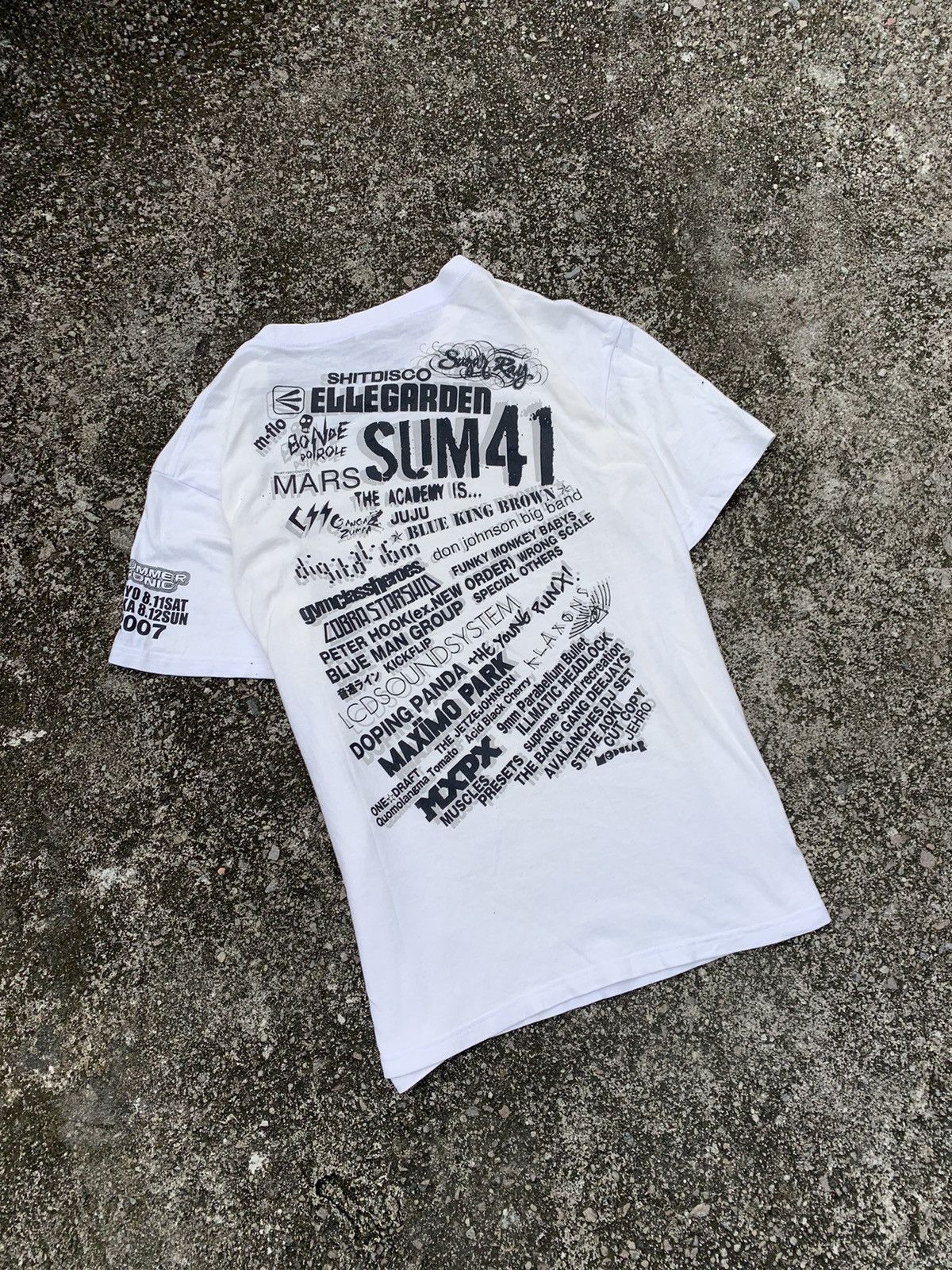 Band Tees Vintage Summer Sonic 2007 Tour Japan Osaka Tokyo Shirt Size US L / EU 52-54 / 3 - 4 Thumbnail