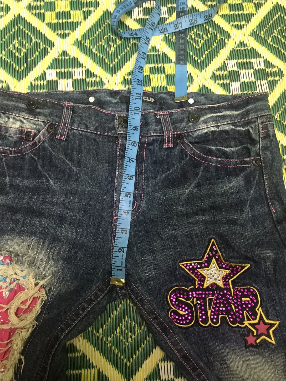 Japanese Brand × Seditionaries × Vintage punk distressed japanese brand chip clip star Size US 34 / EU 50 - 13 Thumbnail