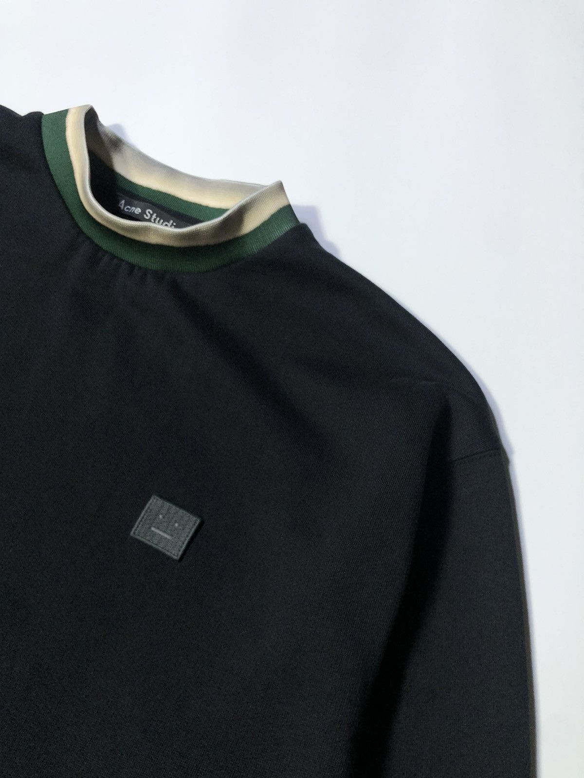 Acne Studios Acne Studios Black Folsom Face Sweatshirt Size US XS / EU 42 / 0 - 4 Thumbnail