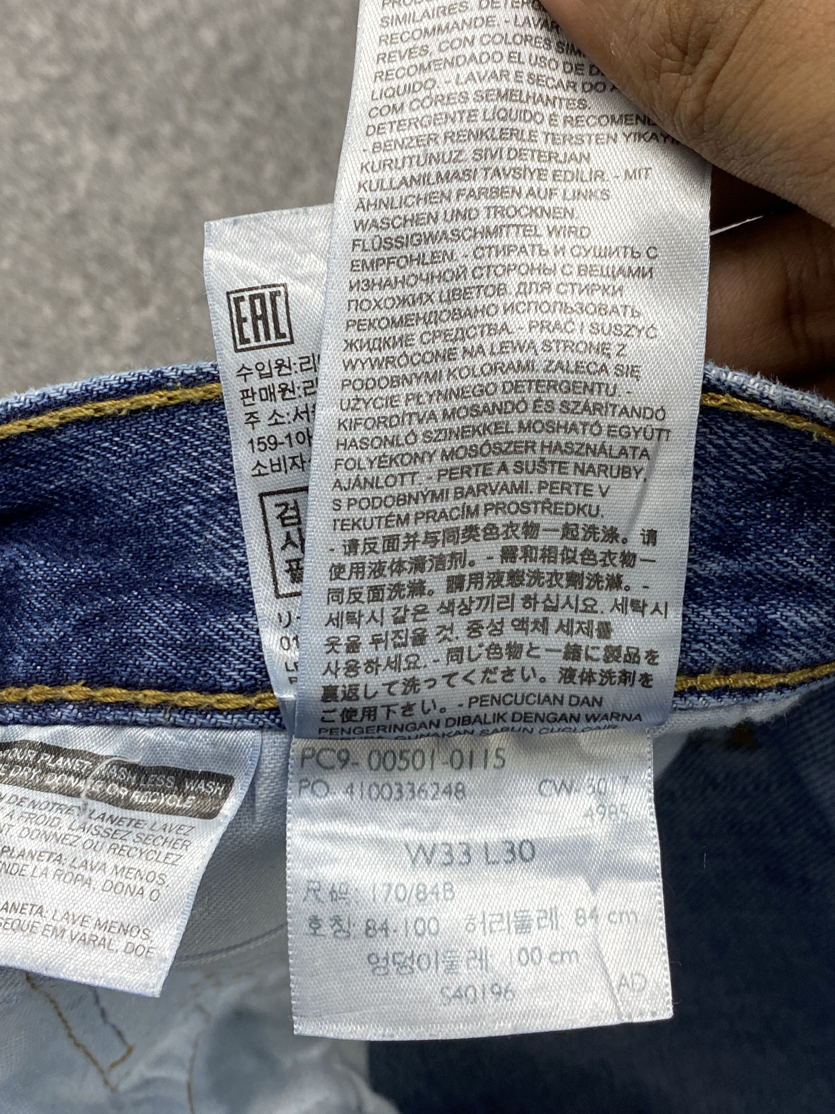 Levi's Blue Denim Vintage Levi's 501 Jeans DP2838 Size US 32 / EU 48 - 18 Thumbnail