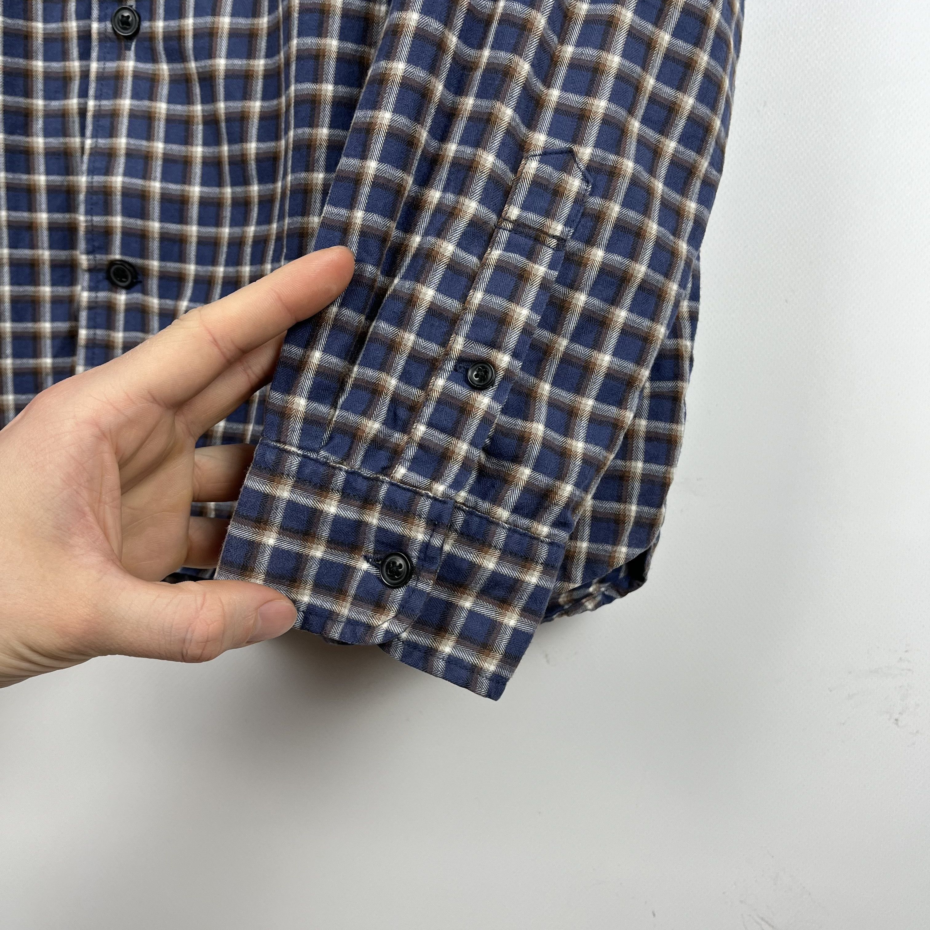 Allsaints Designer AllSaints Deming Long Sleeve Button Up Shirt Size US L / EU 52-54 / 3 - 12 Thumbnail
