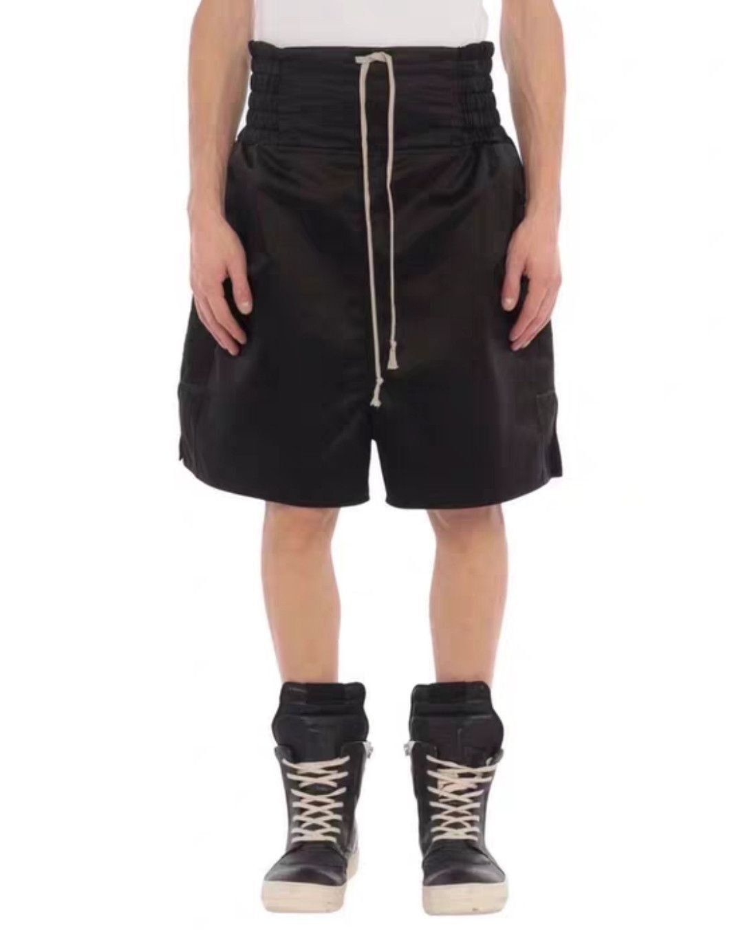 Rick Owens Rick Owens Black boxer shorts-2506 Size US 34 / EU 50 - 1 Thumbnail