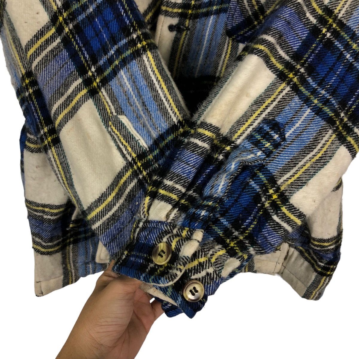 Flannel 🔥Tartan Design Check Flannel Jacket Japan Made Size US L / EU 52-54 / 3 - 12 Thumbnail