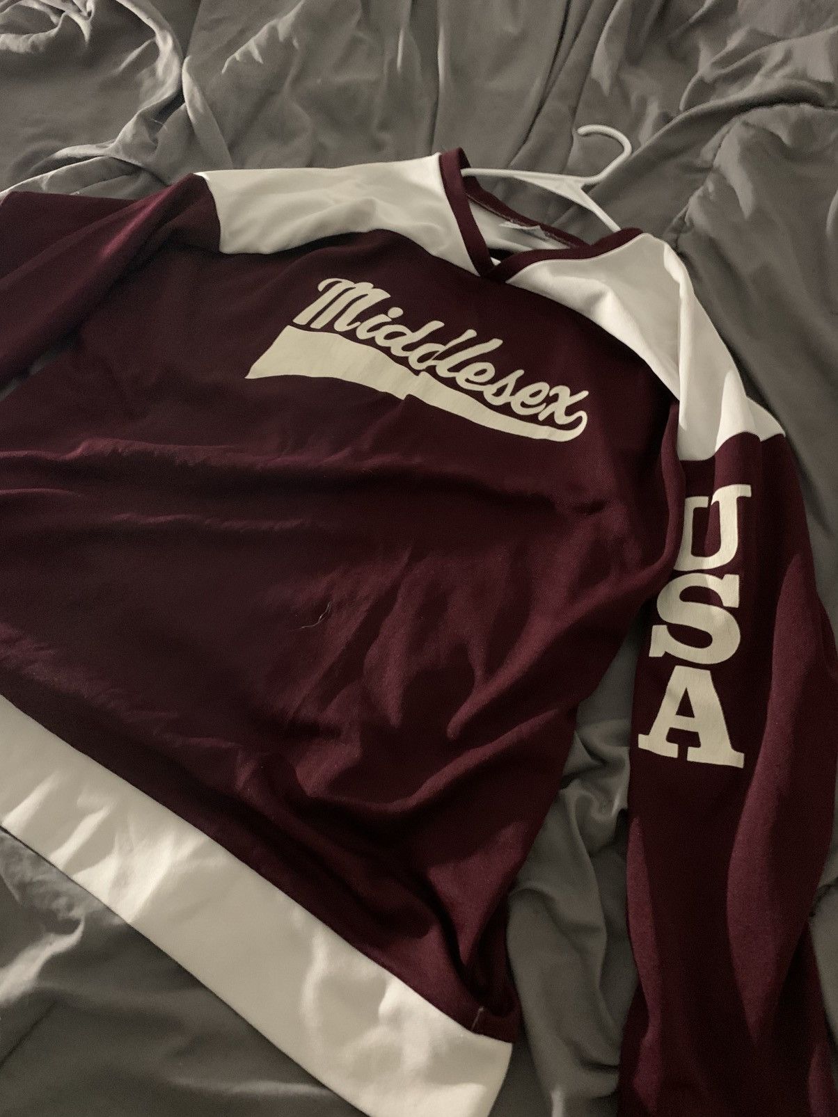 Vintage Vintage Middlesex 7 Hockey Jersey Size US L / EU 52-54 / 3 - 2 Thumbnail