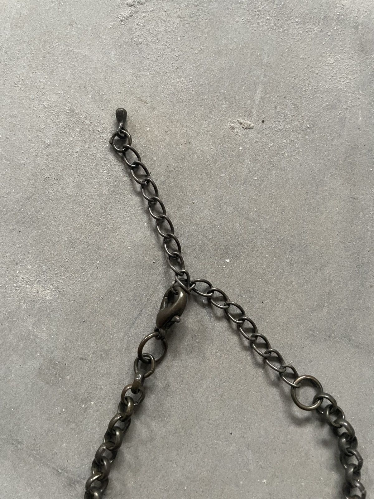 If Six Was Nine Vintage Antique Bronze Black Beaded Necklace Etnik Size ONE SIZE - 6 Thumbnail