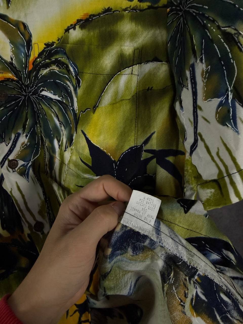 Vintage Hawaiian crazy art vintage made in USA shirt Size US M / EU 48-50 / 2 - 5 Thumbnail