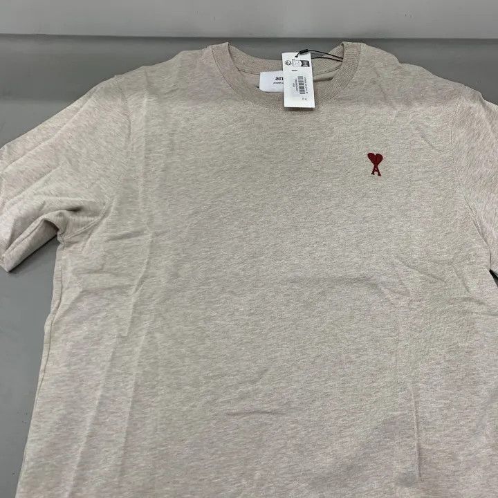 AMI AMI Paris Red Heart Cotton Short Sleeve Tee -2507 Size US M / EU 48-50 / 2 - 3 Thumbnail