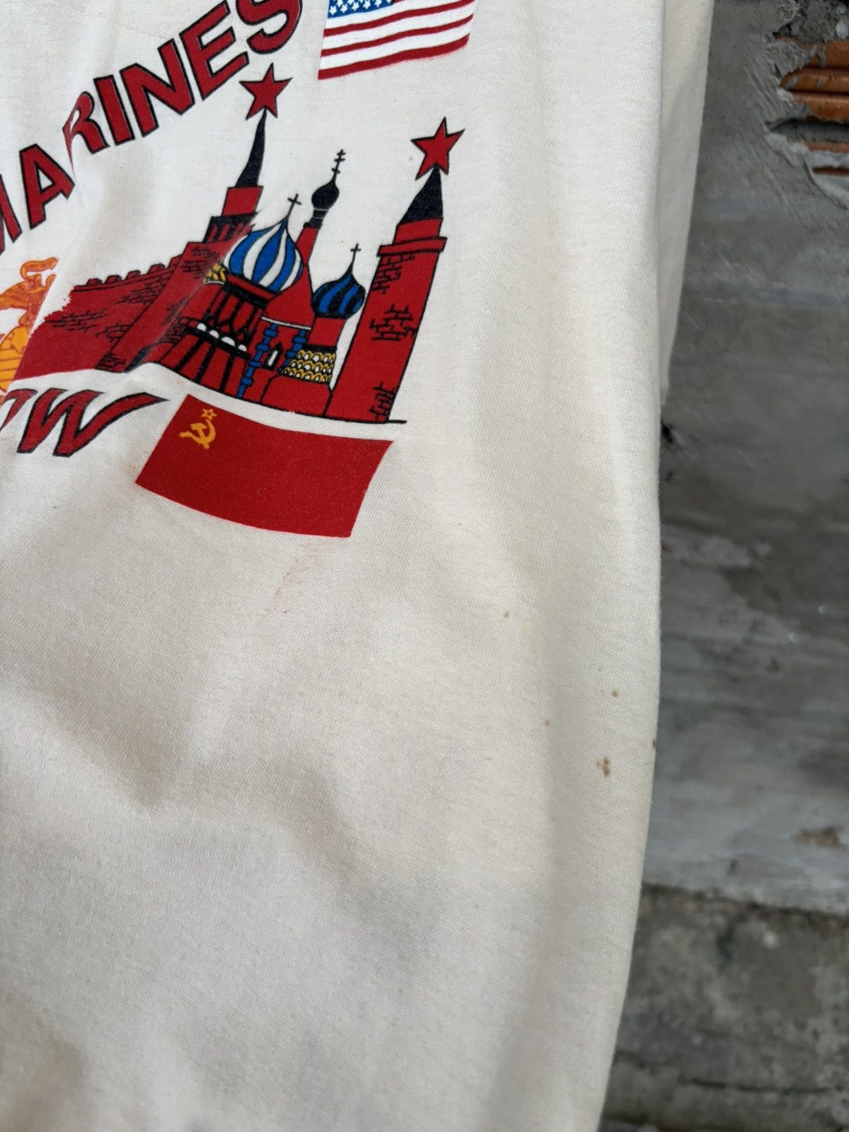Vintage U.S. Marines MOSCOW 1980s Size US XL / EU 56 / 4 - 6 Thumbnail