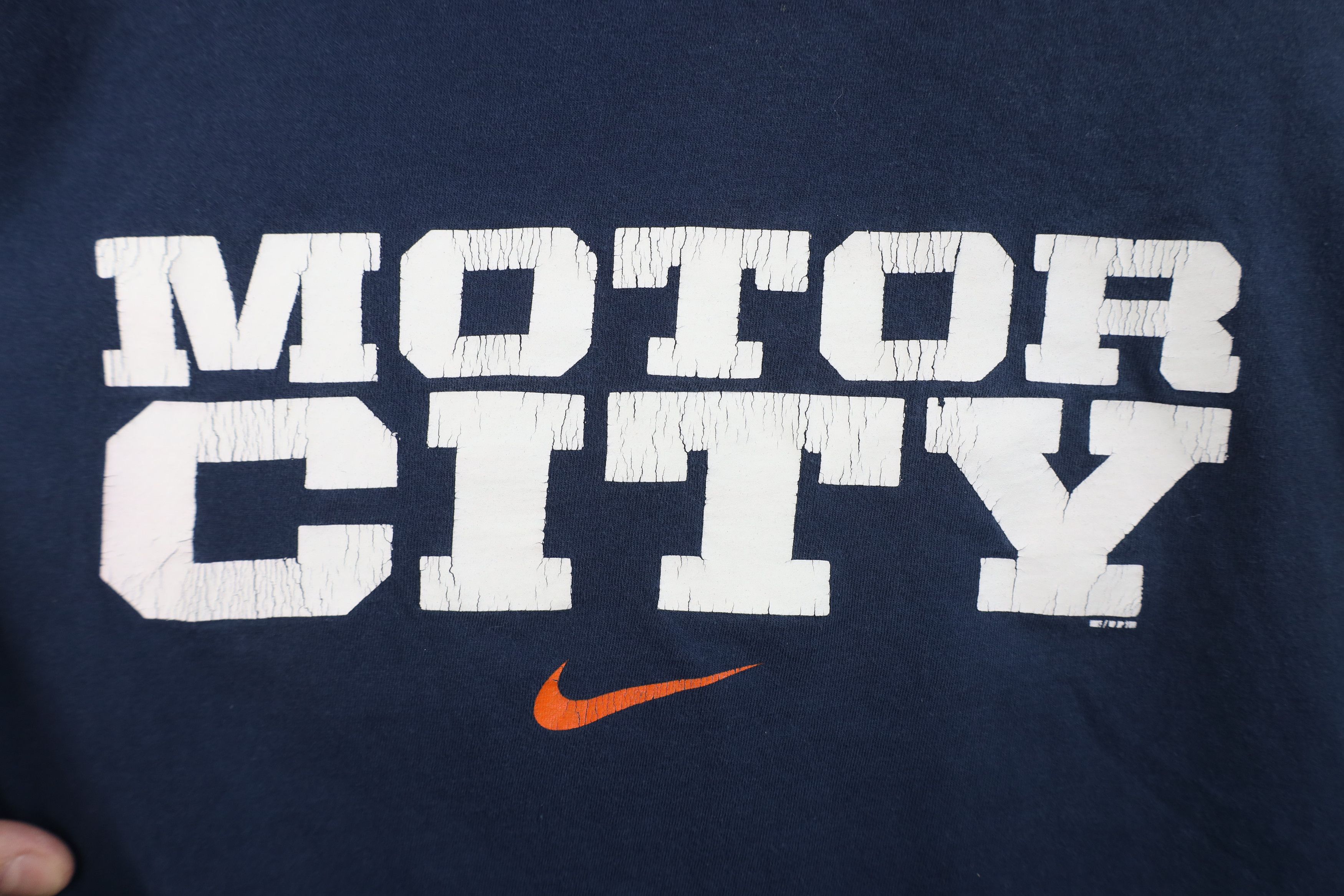 Nike Vintage Y2K Nike Motor City Detroit Tigers Baseball T-Shirt Size M / US 6-8 / IT 42-44 - 4 Thumbnail